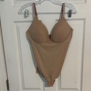 Assets By Spanx Light Brown Shapewear Bodysuit